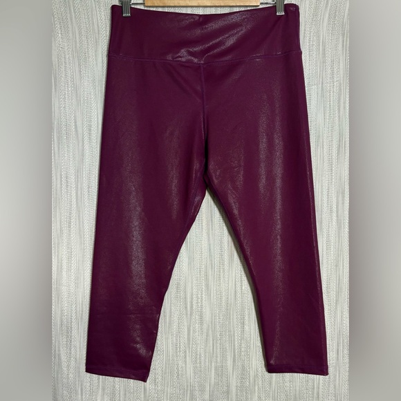 ZYIA Purple Capris Performance Wear - Picture 1 of 3